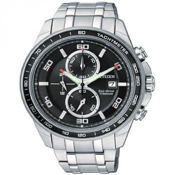 Titanium Quartz Black Dial Men’s Watch CA0340