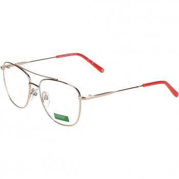 United Colors of Benetton 3071 401 Goldene Damenbrille 52mm Einheitsgröße