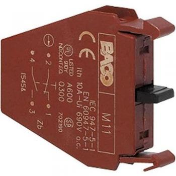 Baco LM11 Contact à rappel 1 NF 1 NO 600 V