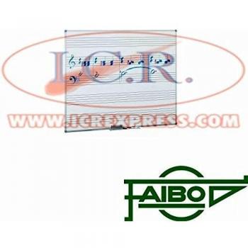 Pizarra blanca Faibo 122x244cm con marco de aluminio