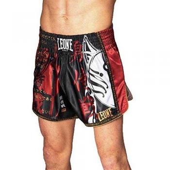Leone 1947 Kick Thai Kitsune II Schwarz Kurzbein Shorts – M