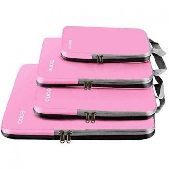 VoyageVibe Pink Suitcase Cubes