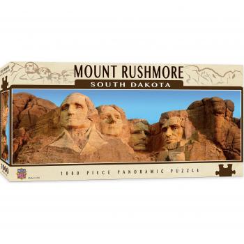 Nationalpark & Cityscape: Mount Rushmore Panorama 1000 Teile