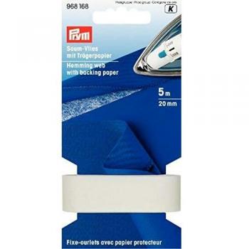 Prym Hemming Web 20mm with Backing Paper White, 5m