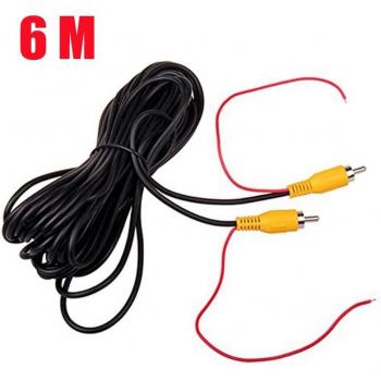 20FT RCA Car Backup Camera Video Cable with Red Trigger Wire