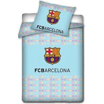 Set de Literie FC Barcelona pour Enfant, Housse de Couette 100x135 + Taie 40x60