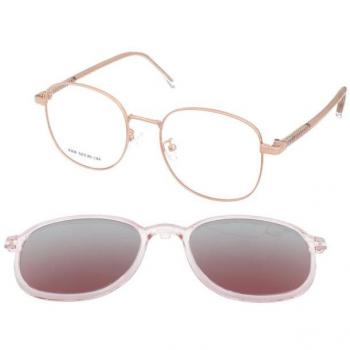 Clip‑On Vista Crullé Adrialenti M Quadrati Oro Rosa