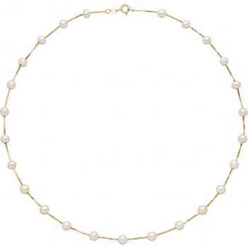 Perlenkette Adriana R245V, Damenhalskette, Süßwasserzuchtperlen