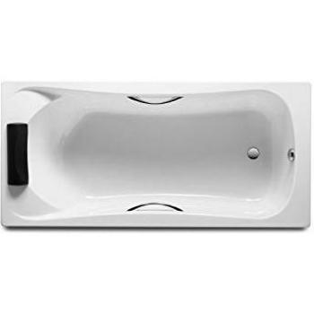 Baignoire acrylique rectangulaire avec poignées 1700 x 800 x 420 mm Becool Roca
