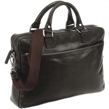 Picard Buddy Brown Leather Briefcase for Laptops