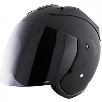 Stormer Schwarzer Jethelm Sun EVO M Matte