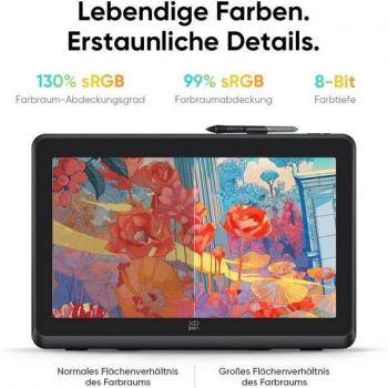 XPPen 22” Artist Plus 16K Pressure Level Tablet + X3 Pro Stylus