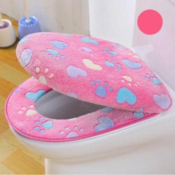 Waterproof Coral Velvet Toilet Seat Cover