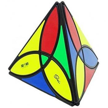 Cubo de Rubik QiYi Clover Pyraminx sin pegatinas