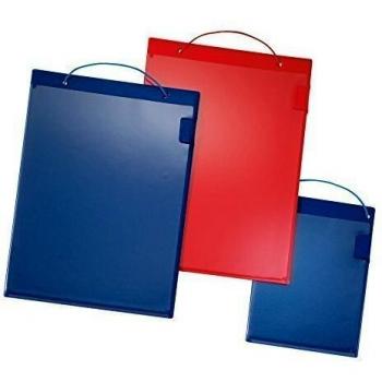 EICHNER Basic pochette, velcro, DIN A4, bleu, 10 pièces