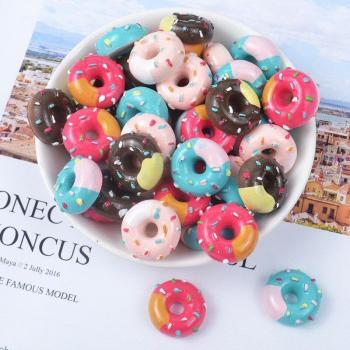 Kawaii Donut Resinados 22mm – 10 piezas para Manualidades