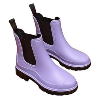 RainGuard Purple Chelsea Boots – Women’s Size 7 by IVACHY