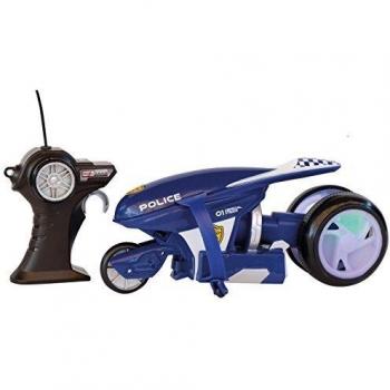 Maisto Moto di polizia con radio Control, colore blu (82066P)