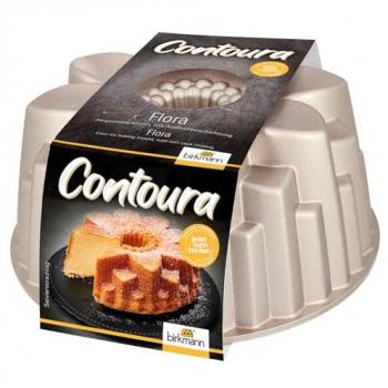 Set di Teglia e Stampi Birkmann Moule Contoura Flora Oro
