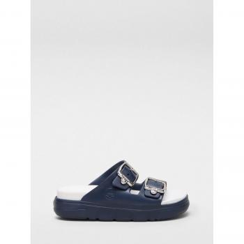 Rieker Pantolette mit Plateau in Schwarz