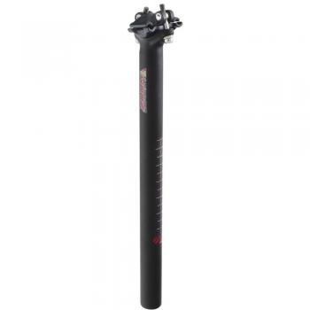 Tija de sillín de aluminio Zoom, 27.2 x 350 mm, negro