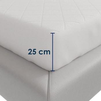 Protège-matelas 180x200 cm, doux et imperméable en bambou