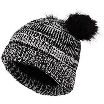 Fleece‑Beanie Dare 2b für Mädchen, Größe M, Schwarz-Weiß