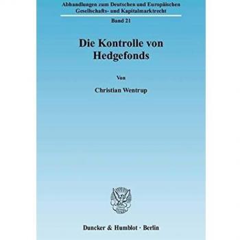Die Kontrolle von Hedgefonds.