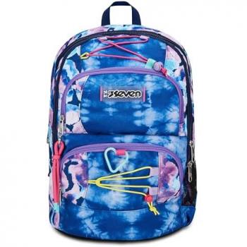 Seven Zaino Advanced Pocket Cloud Blu Print