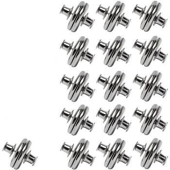 Pinces de suspension silencieuses en argent
