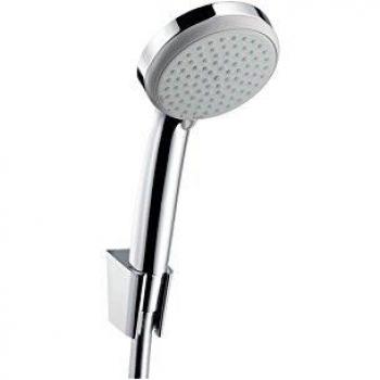 Hansgrohe 27594000: Ducha de Mano Croma 100 Vario con Soporte y Flexo – 4 Corrientes de Agua – 1,60 m – Cromo