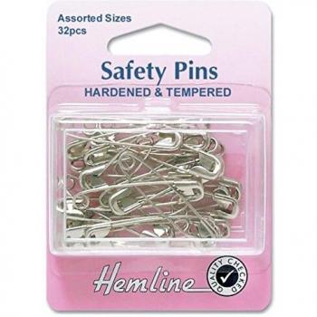 Durable Nickel Plated Safety Pins