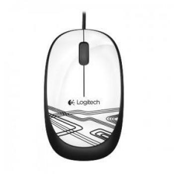Mouse con cable Logitech M105 Blanco