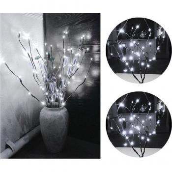 LED Blumenlichter mit Weidenzweig, 20 Lichter