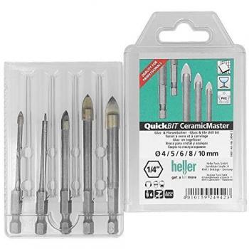 Foret Heller QuickBit pour matériaux difficiles, 5 pièces