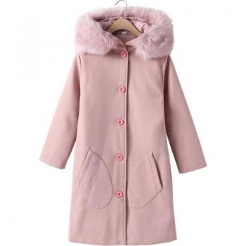 Weoneit Girls' Long Windproof Coat