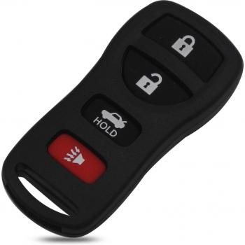 Bilchave 4 Button Car Remote Key Shell Fob for Nissan Altima