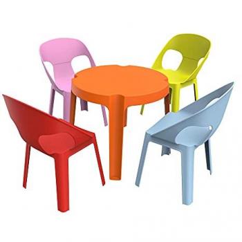Set Tavolo e Sedie Rita Colori Variabili