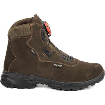 Scarpe da escursionismo Chiruca Erre con sistema di allacciatura BOA e rivestimento in GORE-TEX color marrone terra, dimensione 42
