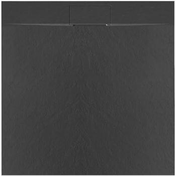 Rea Bac de Douche Noir 90x90