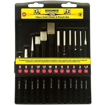 Roughneck ROU31180 Punch & Chisel Set of 12