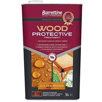 Barrattine Wood Protect Golden Brown 5L