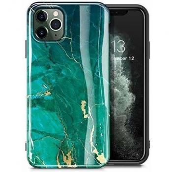 GVIEWIN Coque iPhone 11 Pro Marbre Vert/Orr