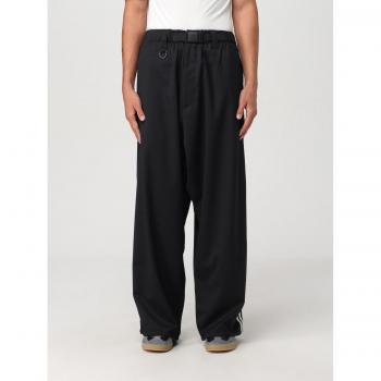 Pantaloni Y-3 in Misto Lana Nero Taglia XL