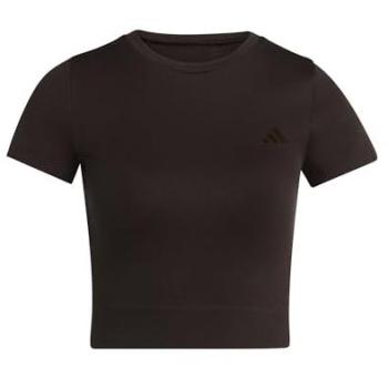 Adidas Women's Essentials Knit T-Shirt Brown