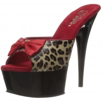 Pleaser Delight 601-6 Leopard Heels for Women