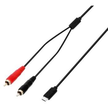 Adam Hall 3 STAR Y-Kabel 2x Cinch x USB-C 1,5m Audiokabel