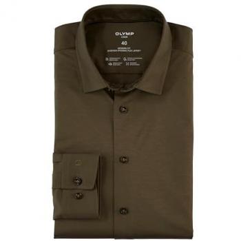OLYMP Langarmhemd »Luxor 24/Seven modern fit Jerseyshirt«