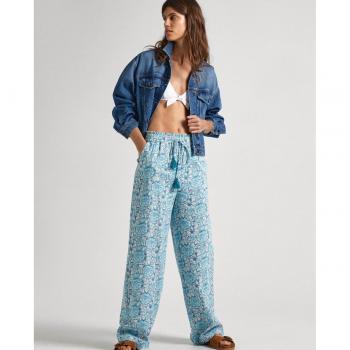Wave Blue Dance Pants by Pepe Jeans for Women XS