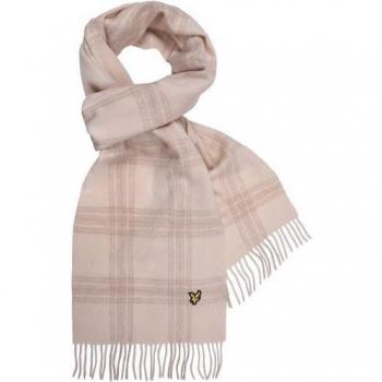 Lyle & Scott Beiger Schal aus hautfreundlicher Wolle